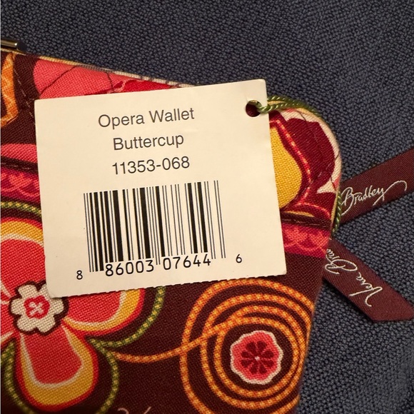 Vera Bradley Opera Wallet Buttercup NEW with tags - Picture 8 of 10